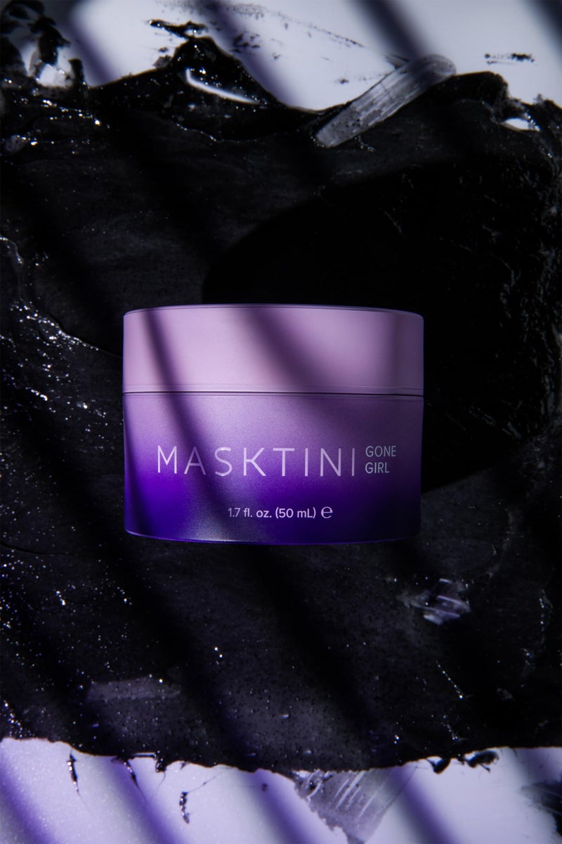 Masktini Twilight Zone, Tahitian Detox Mask - Bamboo Charcoal Helping Remove Impurities, Resurfaces Skin & Lifts Away Dead Skins, Restoring Facial Moisture Balance 1.7oz - Image 3